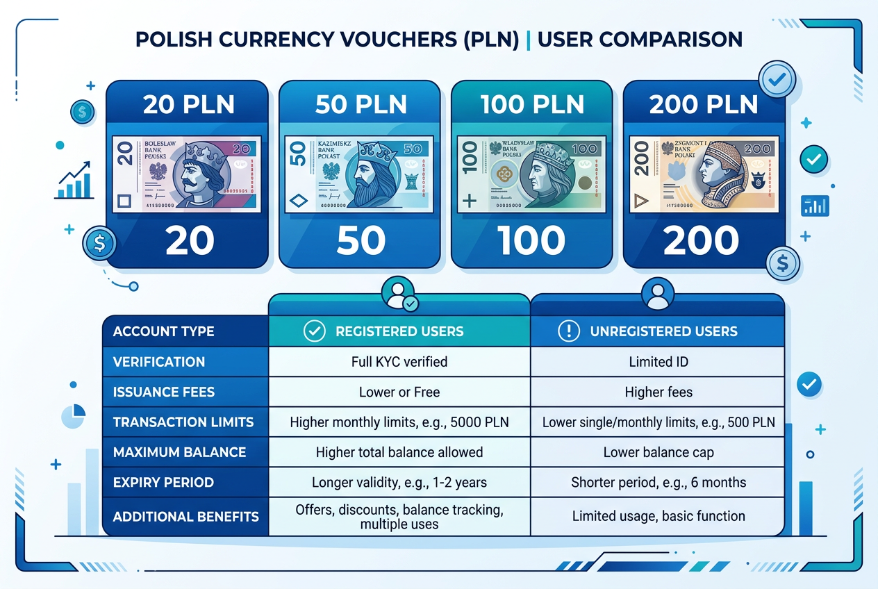 Infografika przedstawiająca limity wpłat Paysafecard w Polsce